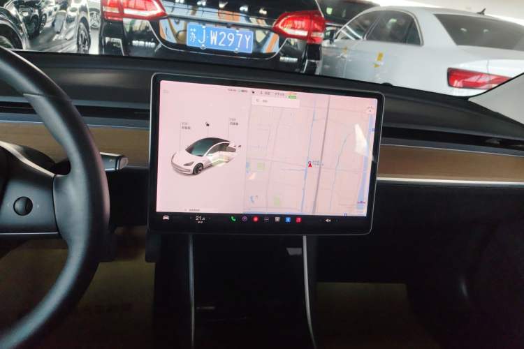 Used Tesla Model 3 2019 Standard Range Rear-Wheel Drive Upgraded Version (60 kWh) Audio And AC Panel