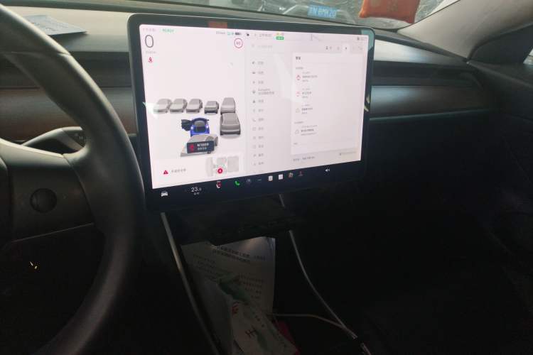 Used Tesla Model 3 2019 Standard Range Rear-Drive Upgraded Version Audio And AC Panel