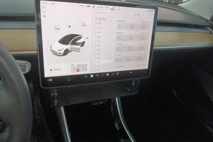 Used Tesla Model 3 2019 Standard Range Rear-Drive Upgraded Version Audio And AC Panel