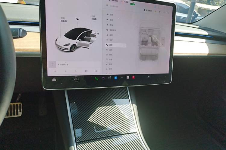 Used Tesla Model 3 2019 Standard Range Rear-Drive Upgraded Version Audio And AC Panel