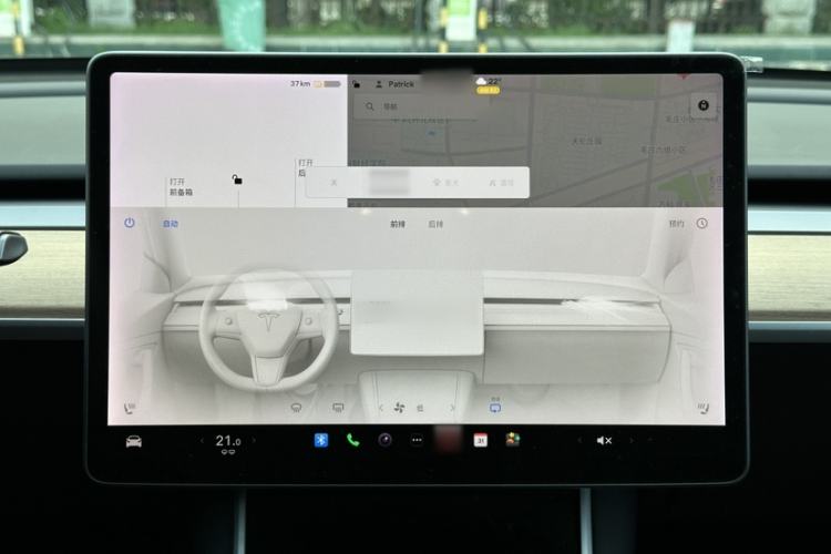 Used Tesla Model 3 2019 Standard Range Rear-Wheel Drive Upgraded Version (52 kWh) Audio And AC Panel