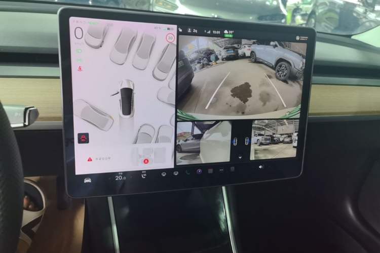 Used Tesla Model 3 2019 Standard Range Rear-Drive Upgraded Version Audio And AC Panel