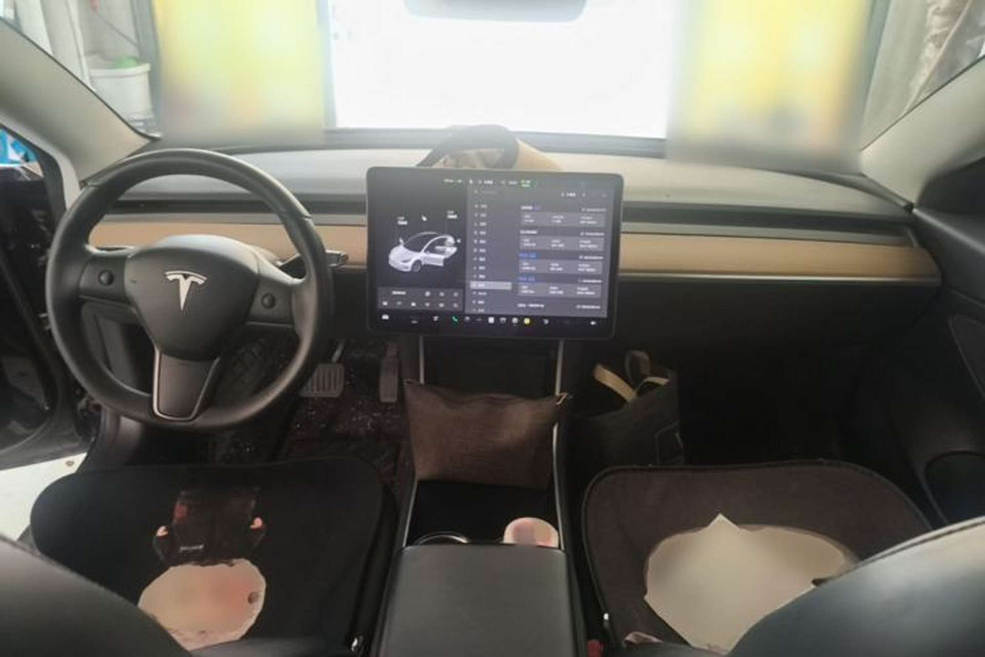 Used Tesla Model 3 2019 Standard Range Rear-Drive Upgraded Version Center Console