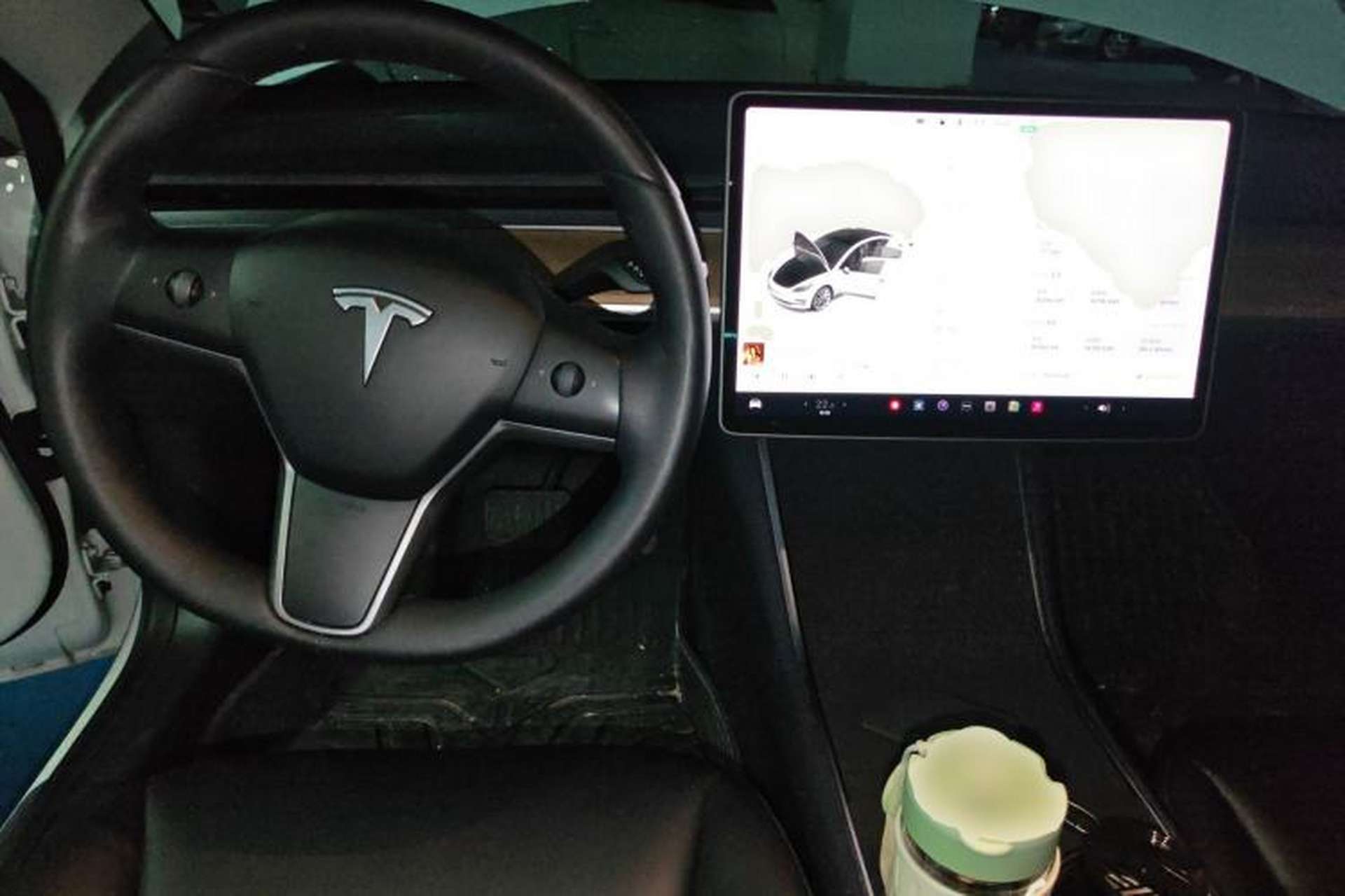 Used Tesla Model 3 2019 Standard Range Rear-Drive Upgraded Version Center Console