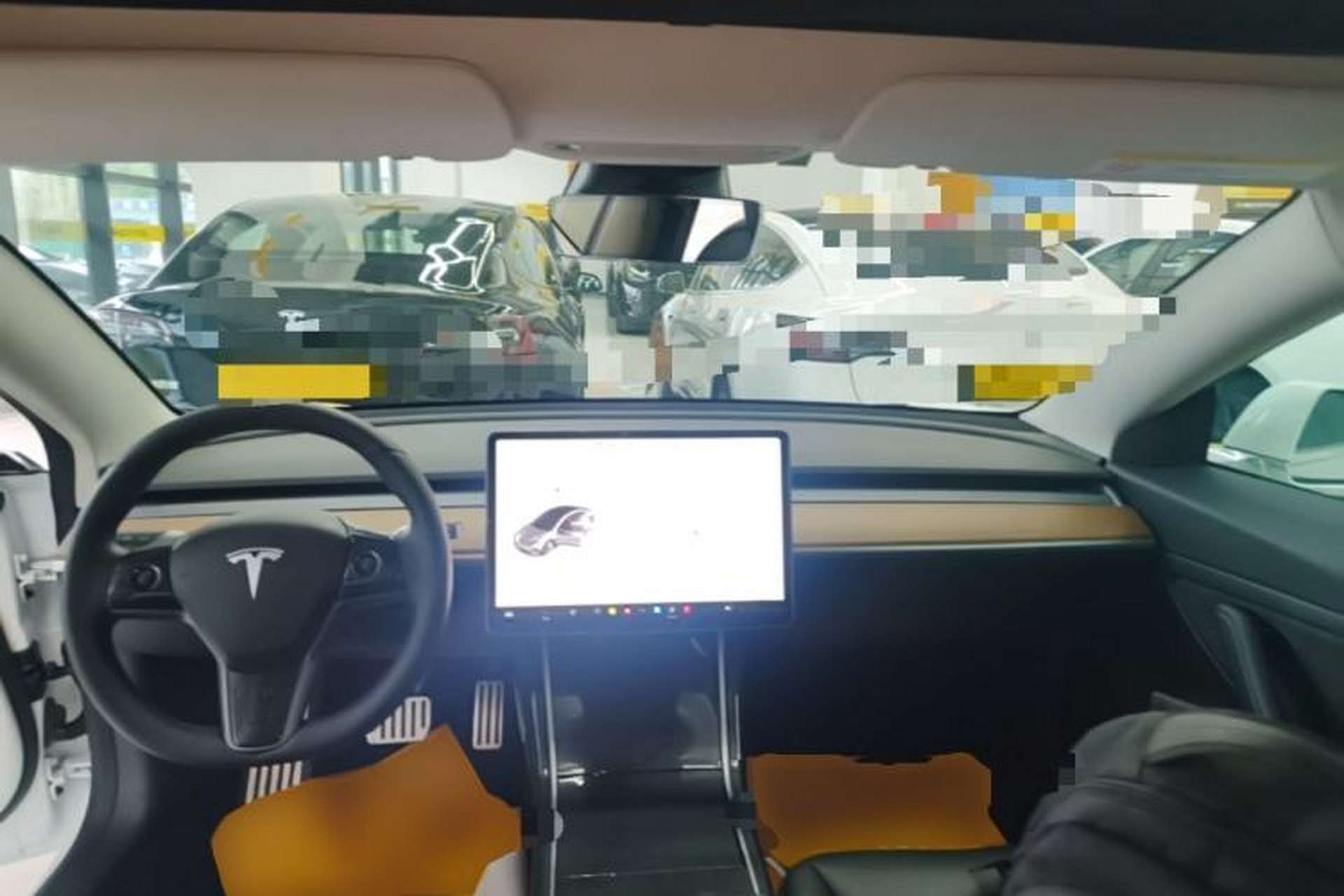 Used Tesla Model 3 2019 Standard Range Rear-Drive Upgraded Version Center Console