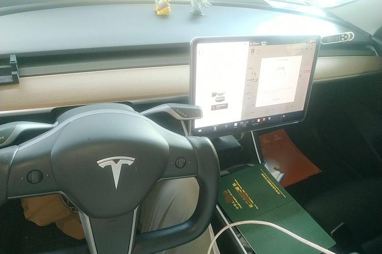 Used Tesla Model 3 2019 Performance High-Performance All-Wheel-Drive Version Center Console