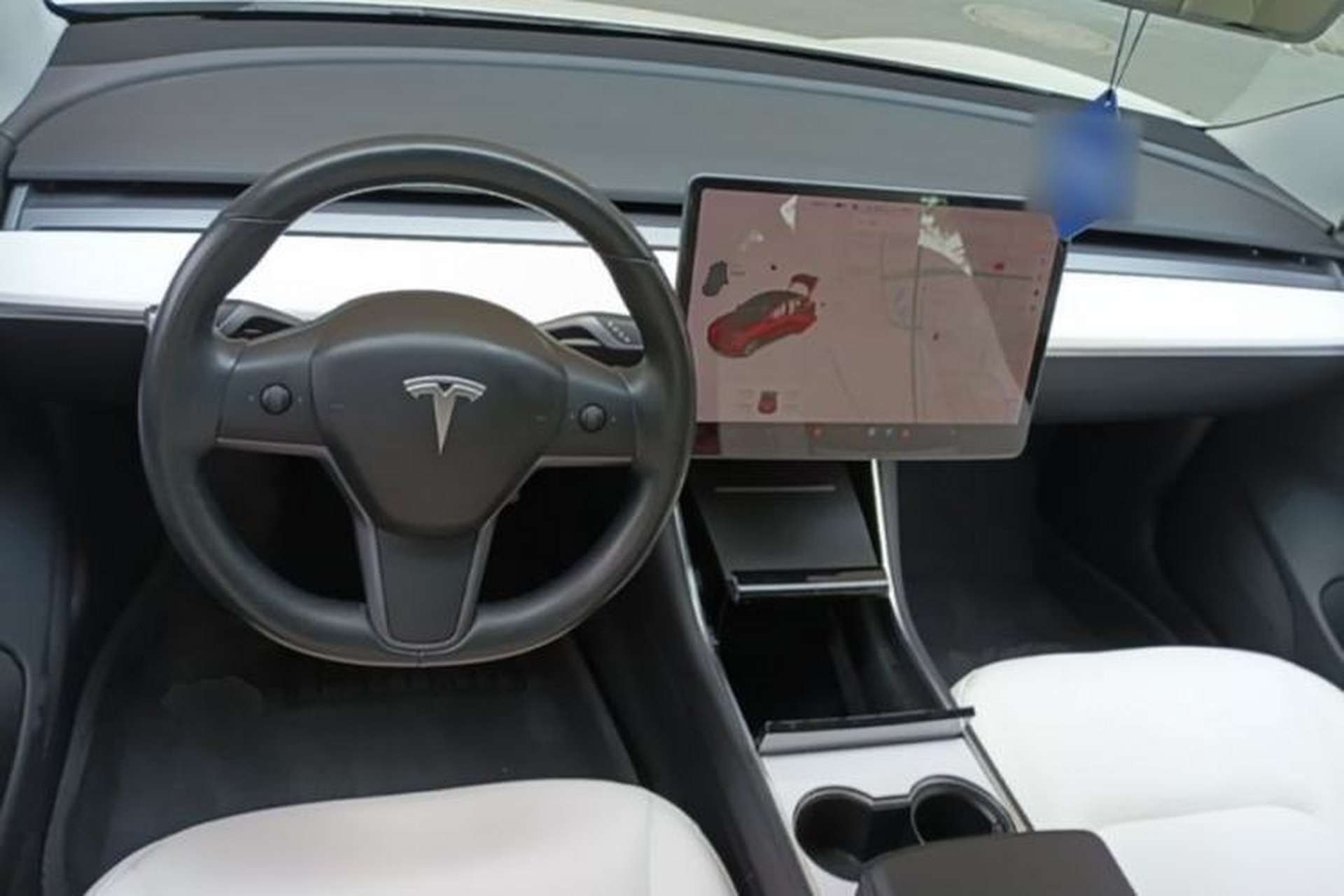 Used Tesla Model 3 2019 Performance High-Performance All-Wheel-Drive Version Center Console