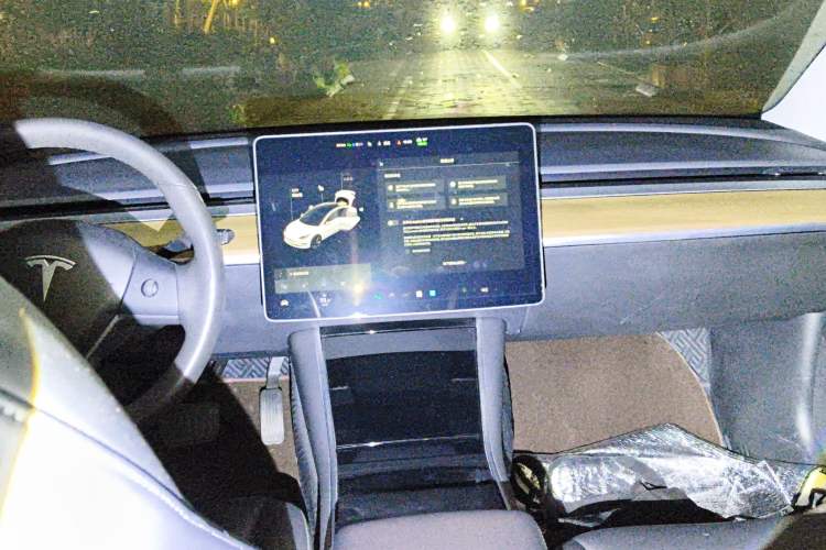 Used Tesla Model 3 2019 Standard Range Rear-Wheel Drive Upgraded Version (52 kWh) Center Console