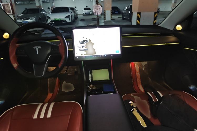 Used Tesla Model 3 2019 Standard Range Rear-Wheel Drive Upgraded Version (60 kWh) Center Console