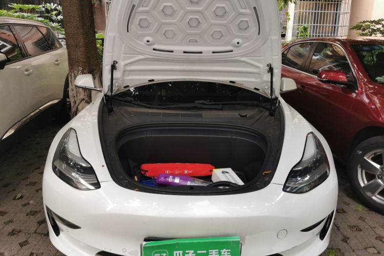Used Tesla Model 3 2019 Long-Range Rear-Wheel-Drive Version Engine Bay