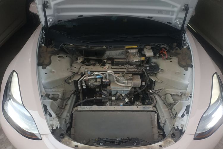 Used Tesla Model 3 2019 Performance High-Performance All-Wheel-Drive Version Engine Bay