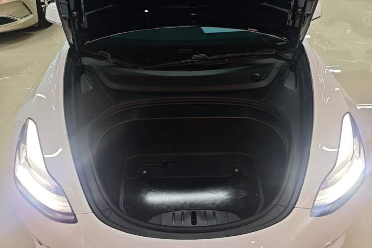Used Tesla Model 3 2019 Long-Range Rear-Wheel-Drive Version Engine Bay