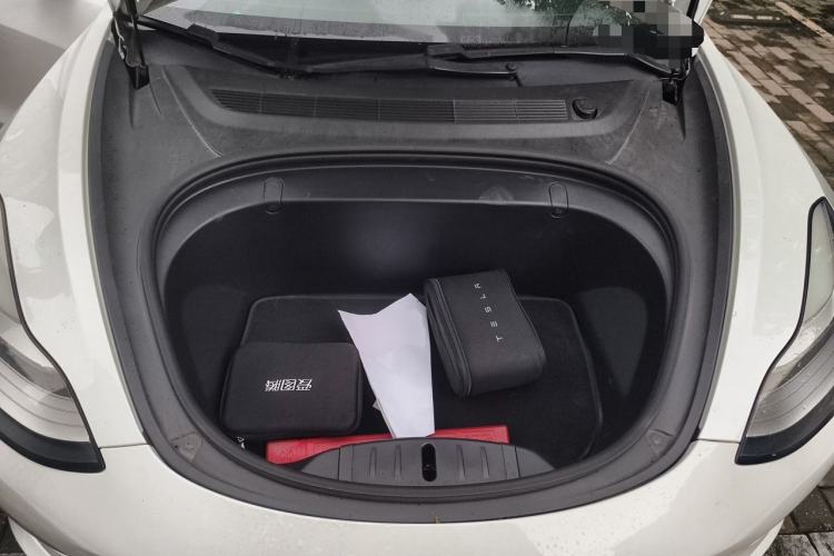 Used Tesla Model 3 2019 Long-Range Rear-Wheel-Drive Version Engine Bay