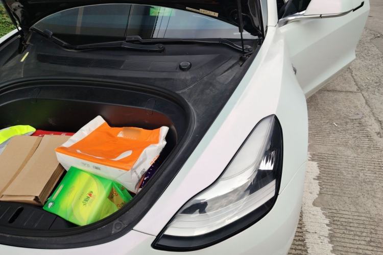 Used Tesla Model 3 2019 Long-Range All-Wheel-Drive Version Engine Bay Left
