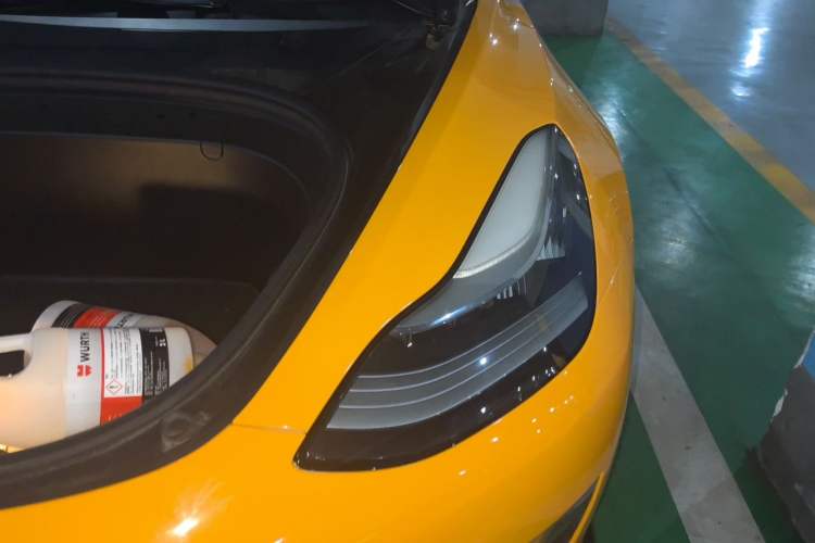 Used Tesla Model 3 2019 Long-Range Rear-Wheel-Drive Version Engine Bay Left