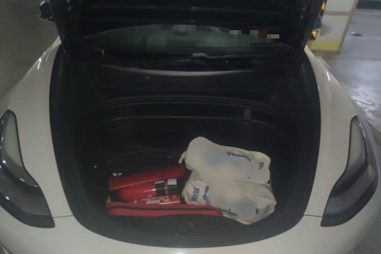 Used Tesla Model 3 2019 Long-Range All-Wheel-Drive Version Engine Bay