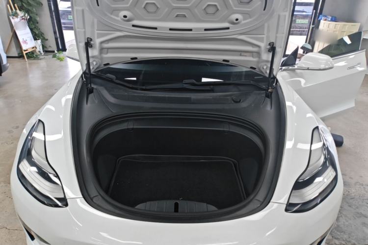 Used Tesla Model 3 2019 Long-Range Rear-Wheel-Drive Version Engine Bay