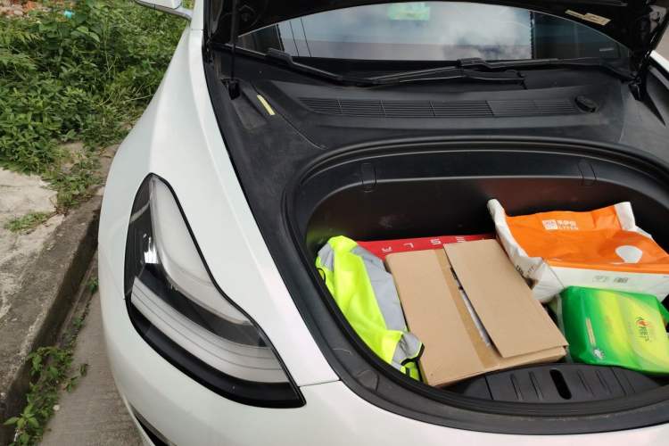 Used Tesla Model 3 2019 Long-Range All-Wheel-Drive Version Engine Bay Right