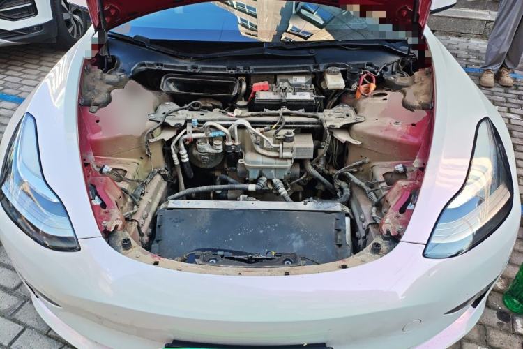 Used Tesla Model 3 2019 Performance High-Performance All-Wheel-Drive Version Engine Bay