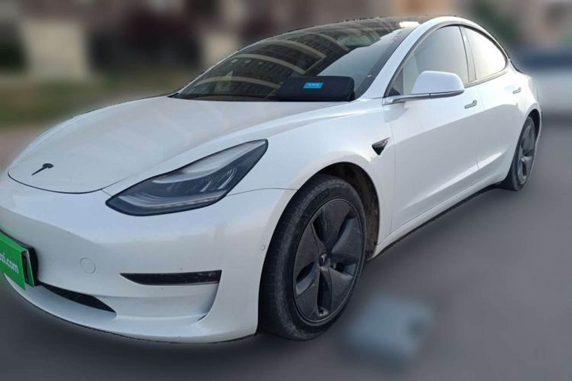 Used Tesla Model 3 2019 Long-Range All-Wheel-Drive Version Front Left 45 Deg