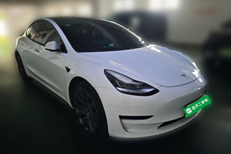 Used Tesla Model 3 2019 Long-Range All-Wheel-Drive Version Front Right 45 Deg