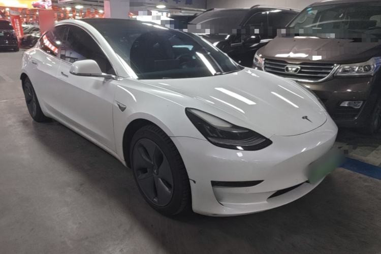 Used Tesla Model 3 2019 Long-Range All-Wheel-Drive Version Front Right 45 Deg