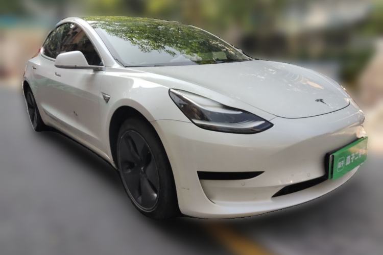 Used Tesla Model 3 2019 Standard Range Rear-Drive Upgraded Version Front Right 45 Deg