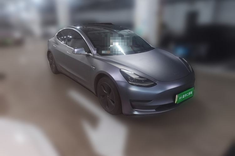 Used Tesla Model 3 2019 Long-Range Rear-Wheel-Drive Version Front Right 45 Deg