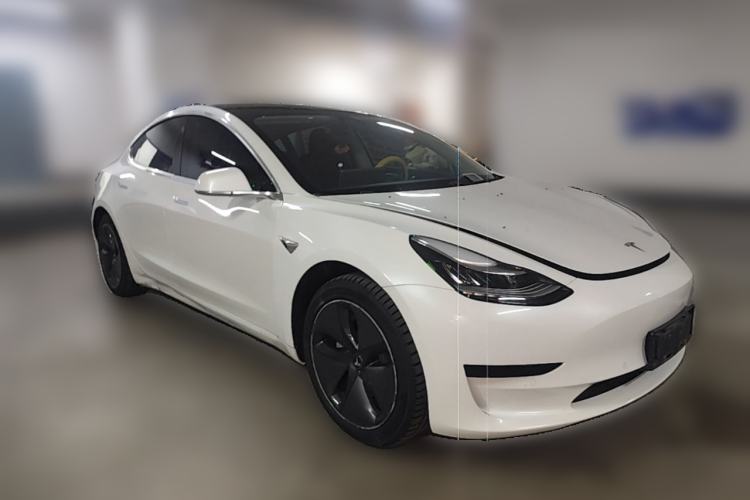Used Tesla Model 3 2019 Standard Range Rear-Drive Upgraded Version Front Right 45 Deg