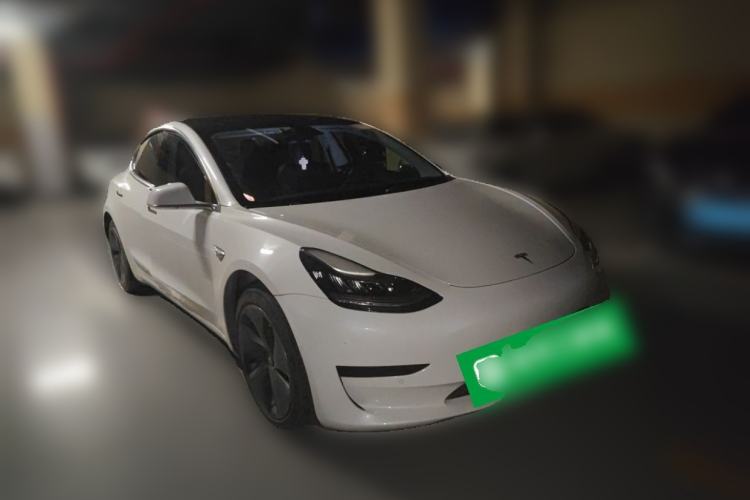 Used Tesla Model 3 2019 Standard Range Rear-Drive Upgraded Version Front Right 45 Deg