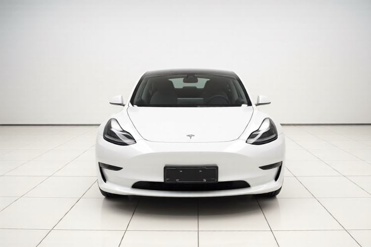 Used Tesla Model 3 2019 Long-Range All-Wheel-Drive Version Front Right 45 Deg