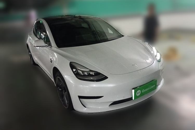 Used Tesla Model 3 2019 Standard Range Rear-Drive Upgraded Version Front Right 45 Deg