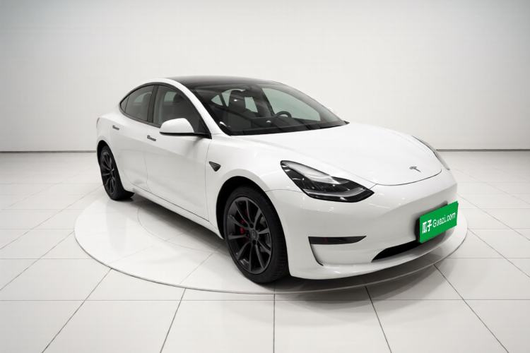 Used Tesla Model 3 2019 Standard Range Rear-Wheel Drive Upgraded Version (60 kWh) Front Right 45 Deg