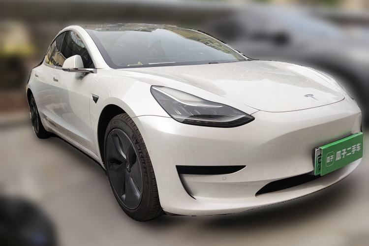 Used Tesla Model 3 2019 Standard Range Rear-Wheel Drive Upgraded Version (60 kWh) Front Right 45 Deg