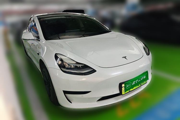 Used Tesla Model 3 2019 Standard Range Rear-Drive Upgraded Version Front Right 45 Deg
