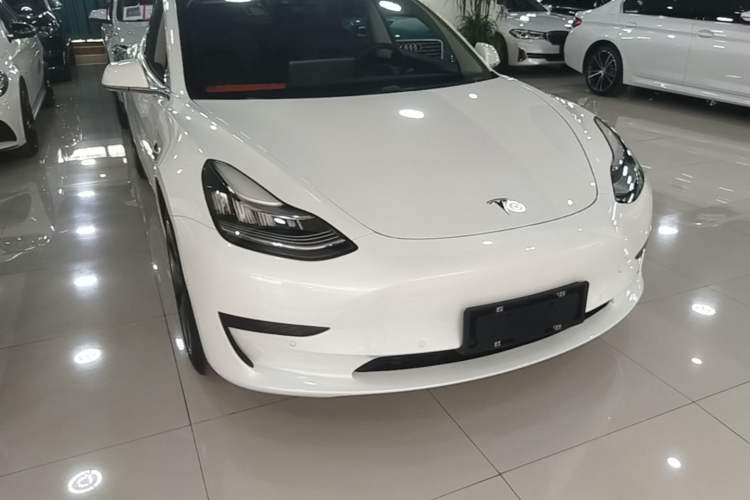 Used Tesla Model 3 2019 Standard Range Rear-Drive Upgraded Version Front Right 45 Deg
