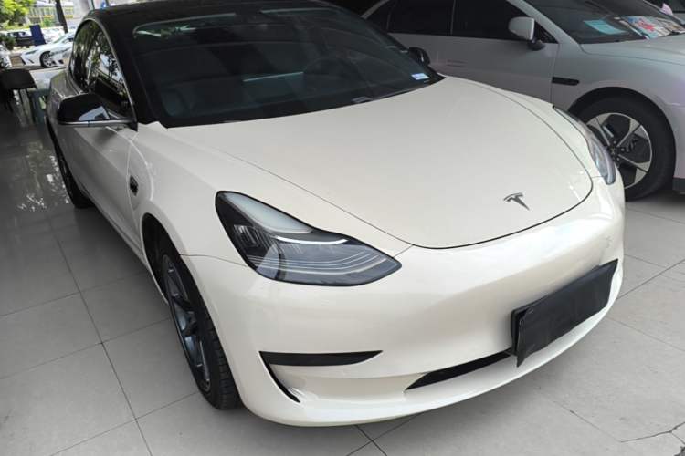 Used Tesla Model 3 2019 Standard Range Rear-Drive Upgraded Version Front Right 45 Deg