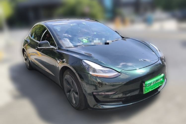 Used Tesla Model 3 2019 Long-Range Rear-Wheel-Drive Version Front Right 45 Deg