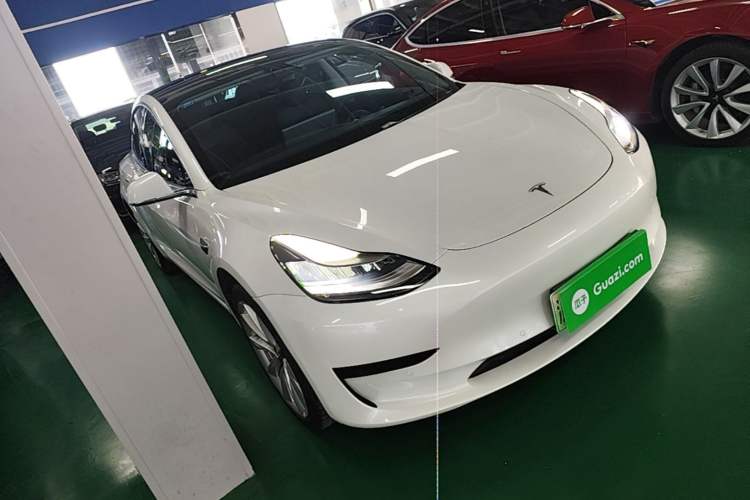 Used Tesla Model 3 2019 Standard Range Rear-Drive Upgraded Version Front Right 45 Deg