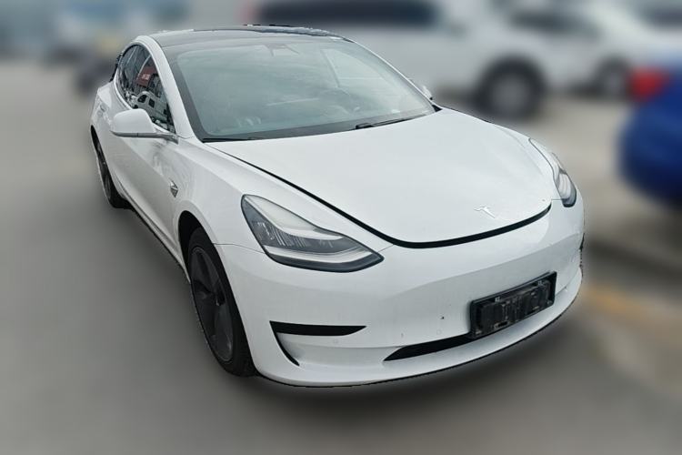 Used Tesla Model 3 2019 Standard Range Rear-Drive Upgraded Version Front Right 45 Deg