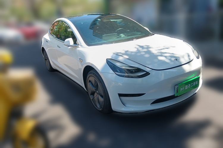Used Tesla Model 3 2019 Standard Range Rear-Wheel Drive Upgraded Version (52 kWh) Front Right 45 Deg