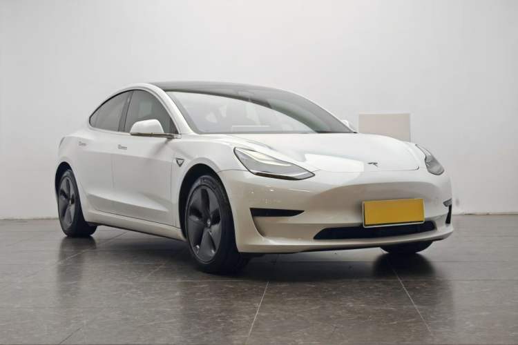 Used Tesla Model 3 2019 Standard Range Rear-Drive Upgraded Version Front Right 45 Deg