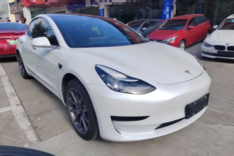 Used Tesla Model 3 2019 Standard Range Rear-Wheel Drive Upgraded Version (52 kWh) Front Right 45 Deg
