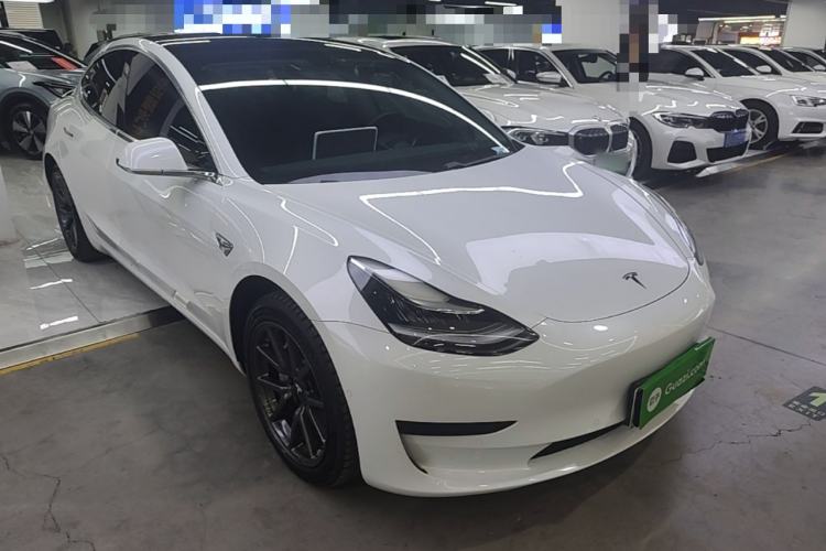 Used Tesla Model 3 2019 Standard Range Rear-Drive Upgraded Version Front Right 45 Deg
