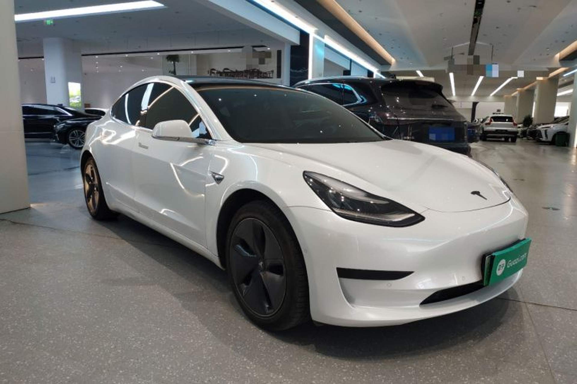 Used Tesla Model 3 2019 Standard Range Rear-Drive Upgraded Version Front Right 45 Deg