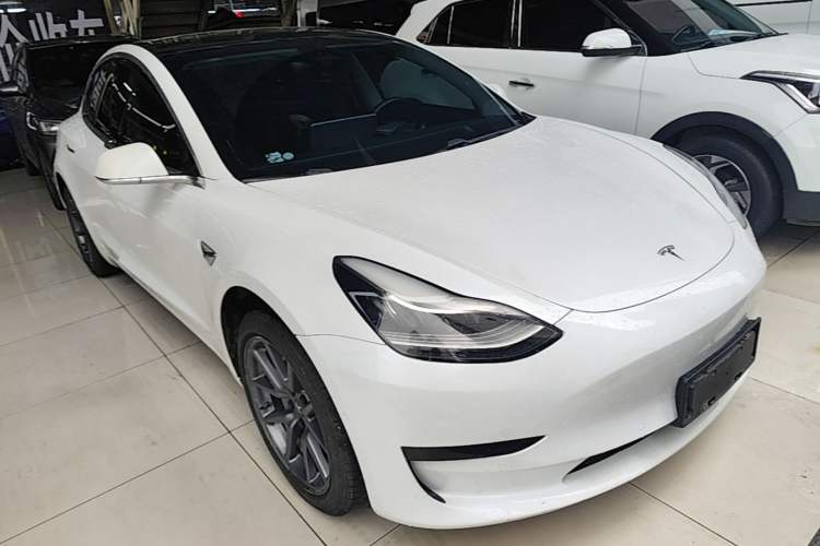 Used Tesla Model 3 2019 Standard Range Rear-Wheel Drive Upgraded Version (52 kWh) Front Right 45 Deg