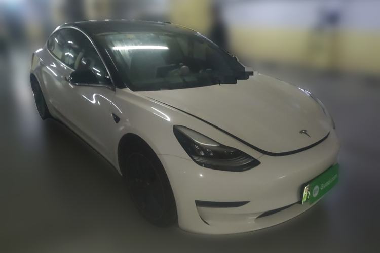 Used Tesla Model 3 2019 Long-Range All-Wheel-Drive Version Front Right 45 Deg