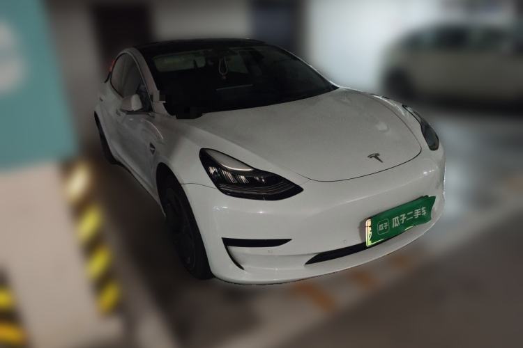 Used Tesla Model 3 2019 Standard Range Rear-Wheel Drive Upgraded Version (52 kWh) Front Right 45 Deg