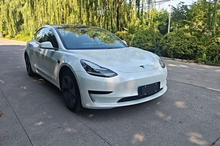 Used Tesla Model 3 2019 Standard Range Rear-Wheel Drive Upgraded Version (52 kWh) Front Right 45 Deg
