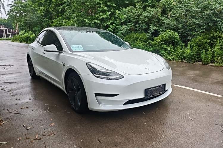 Used Tesla Model 3 2019 Long-Range All-Wheel-Drive Version Front Right 45 Deg